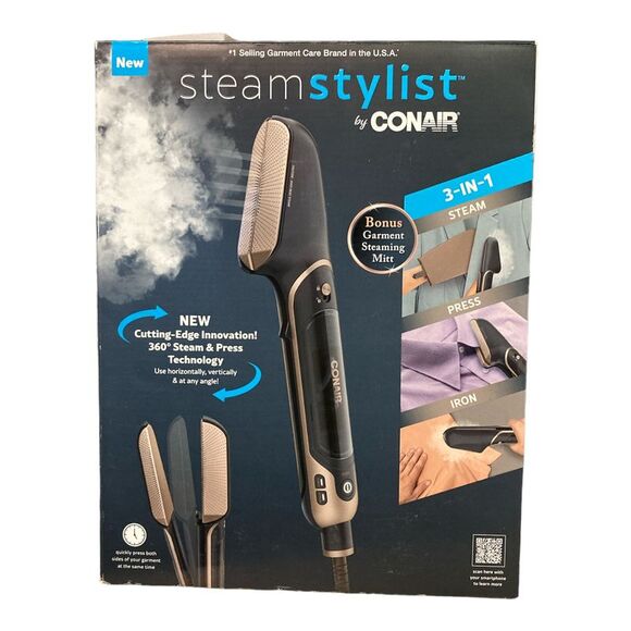 Conair Steam Stylist Iron Steamer 3-in-1 garment Care Innovation to Steam, Press - Picture 1 of 2